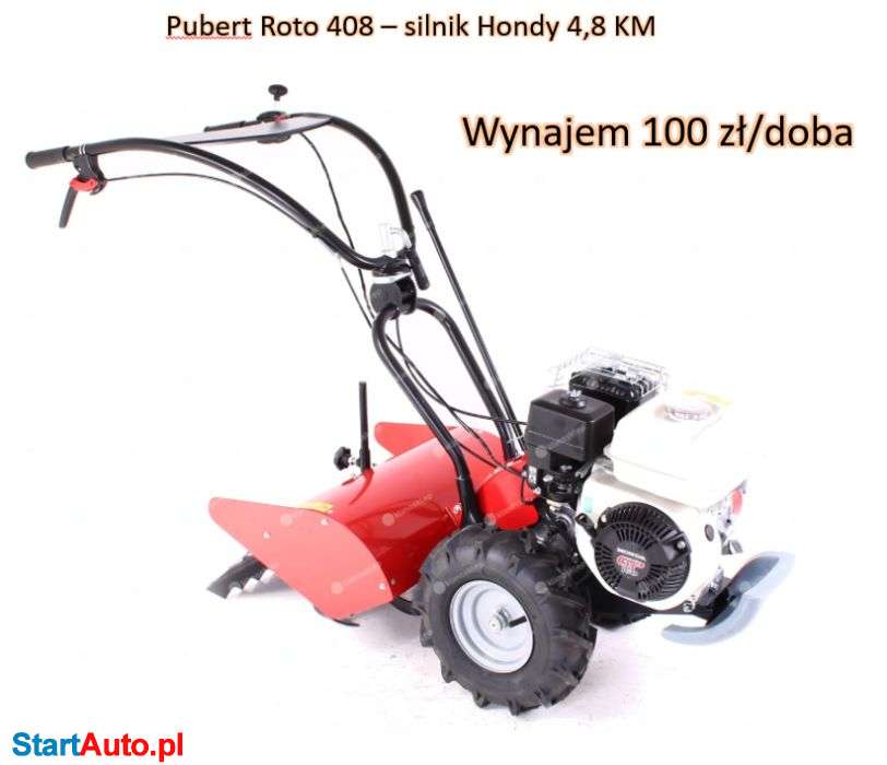 Wynajem glebogryzarki, wynajem wertykulatora, kosa spalinowa!