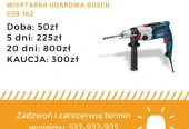 Bruzdownica – Młot udarowy wyburzeniowy – Wiertartka udarowa WYNAJEM