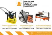 Zagęszczarka ubijarka 120kg/ Przecinarka do betonu i glazury WYNAJEM