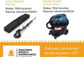 Szlifierka do gipsu/ żyrafa – Odkurzacz przemysłowy WYNAJEM