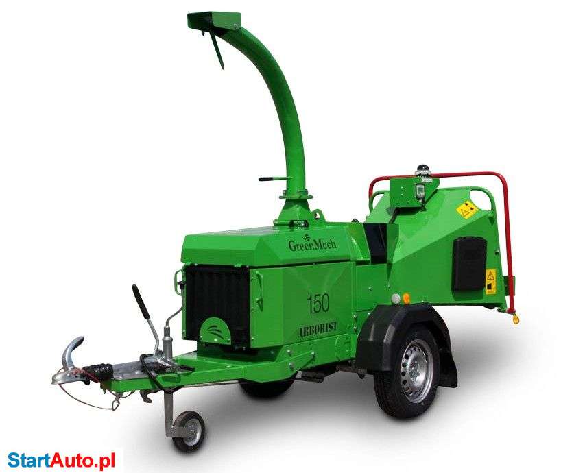 Wynajem rębaka, rębak greenmech, mielenie, zrębkowanie gałęzi, drewna