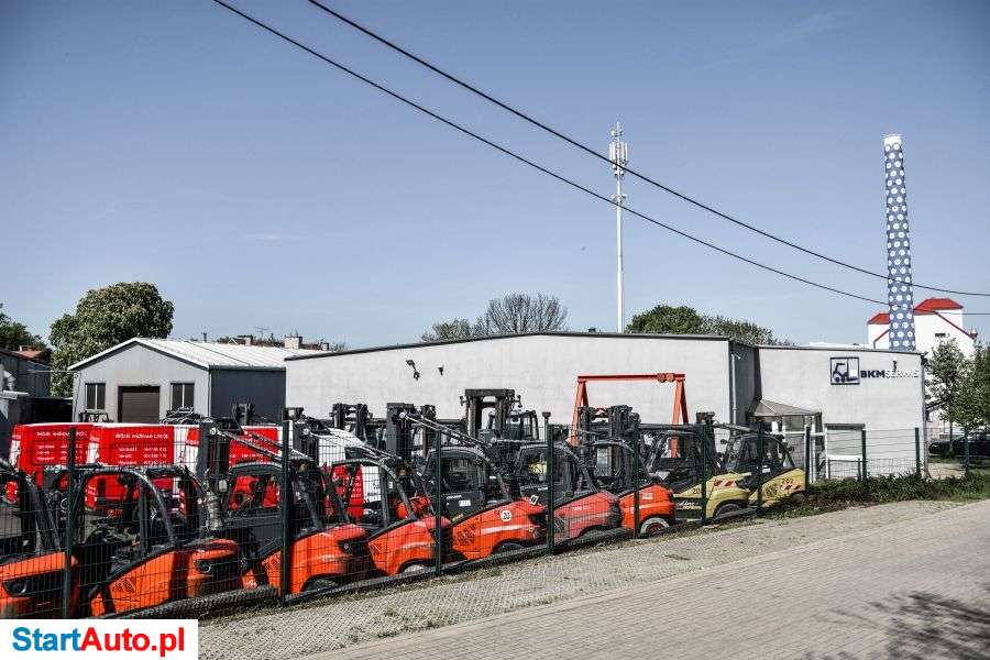 Wynajem wózka widłowego o udźwigu od 1 do 16 ton.