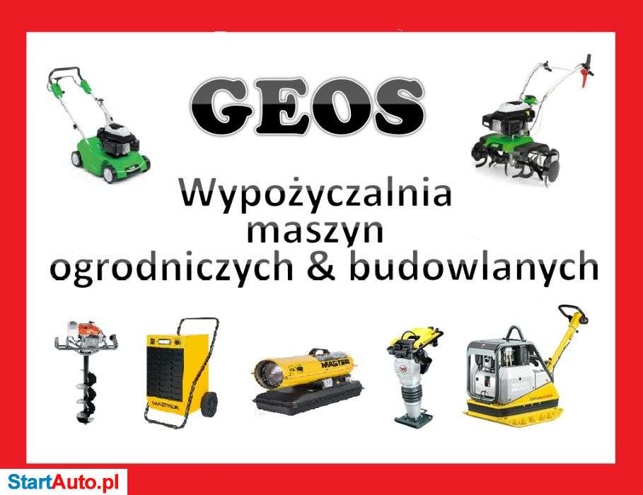 Wypożyczalnia wynajem zagęszczarka glebogryzarka wertykulator świder