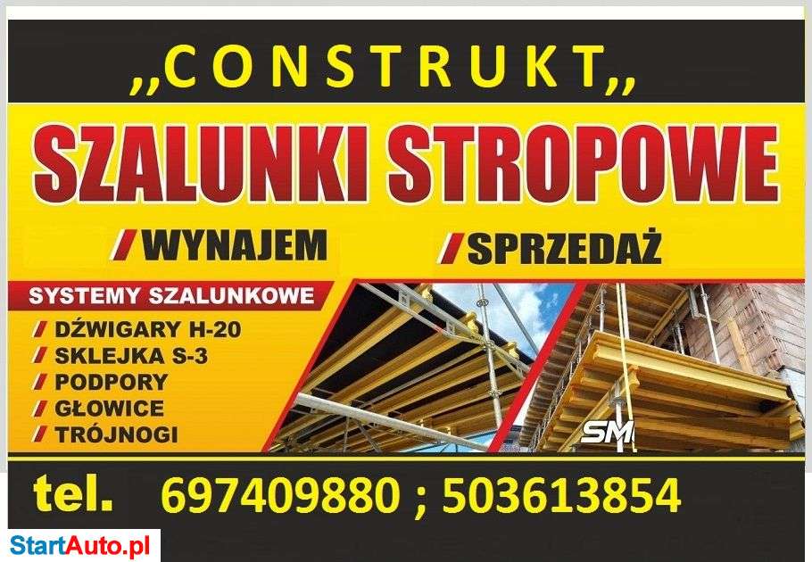 Wynajem Szalunków Stropowych Stempli Stemple Szalunki