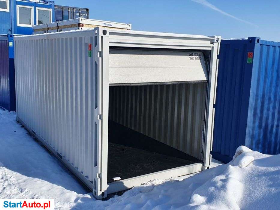 Kontener magazynowy 20′ z brama segmentowa – NOWY CONTAINEX