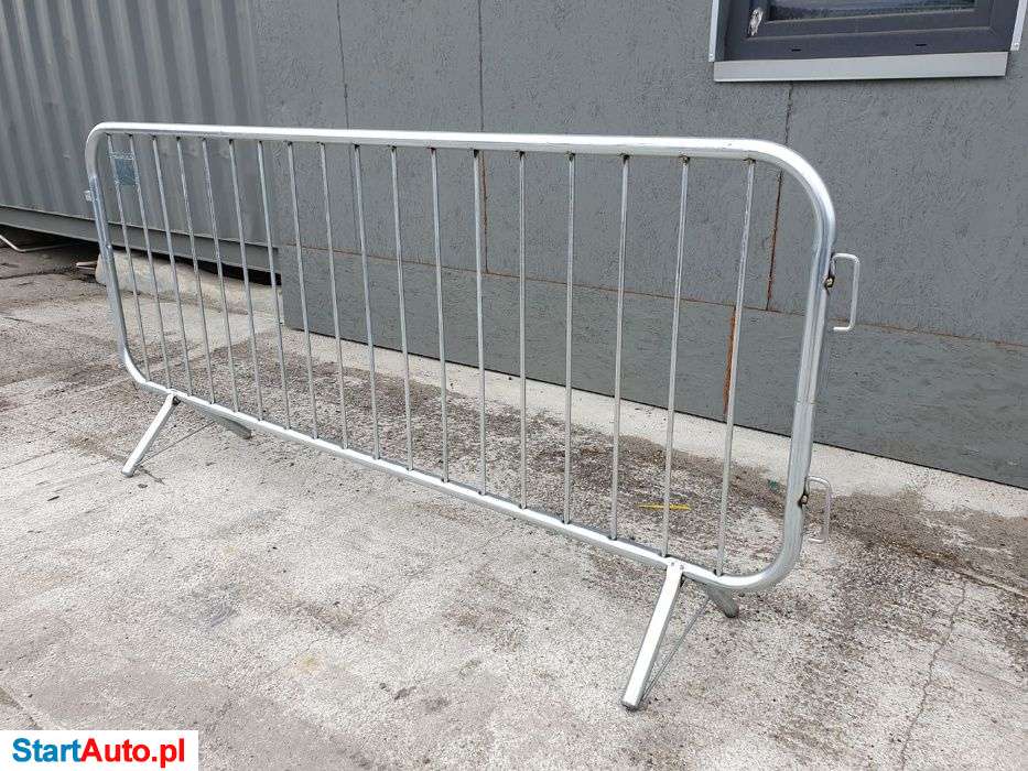 WYNAJEM – Barierka lekka 2,5m – imprezowa/budowlana/tymczasowa/