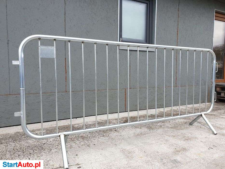 WYNAJEM – Barierka lekka 2,5m – imprezowa/budowlana/tymczasowa/