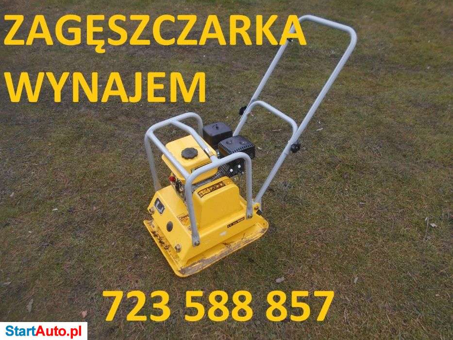 wiertnica świder spalinowy zagęszczarka wibrator rusztowanie wynajem