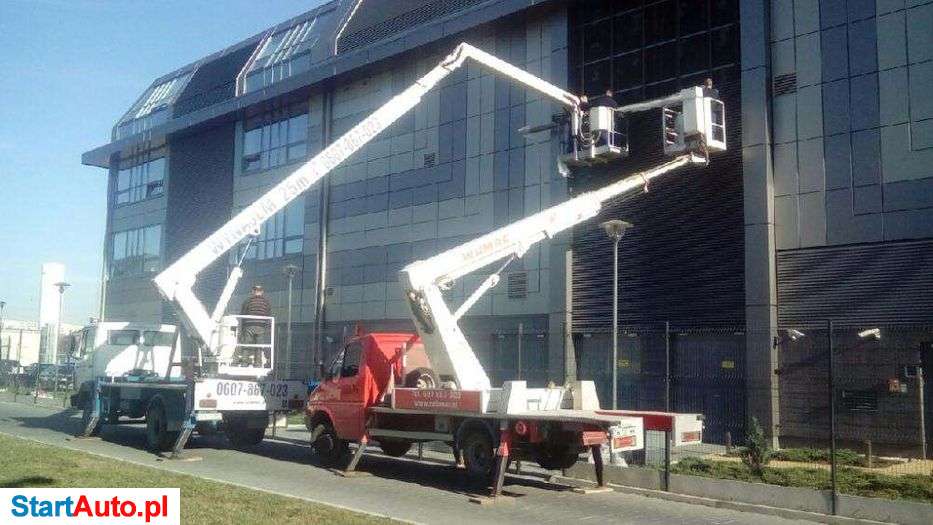 Podnośnik Koszowy 25 i 20m Wrocław. Wynajem. Podnośniki do 30m. Zwyżka
