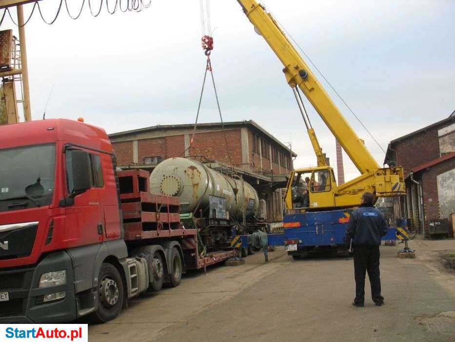 Wynajem dźwigu, usługi dźwigowe, żuraw; Opole Nysa Brzeg Strzelce