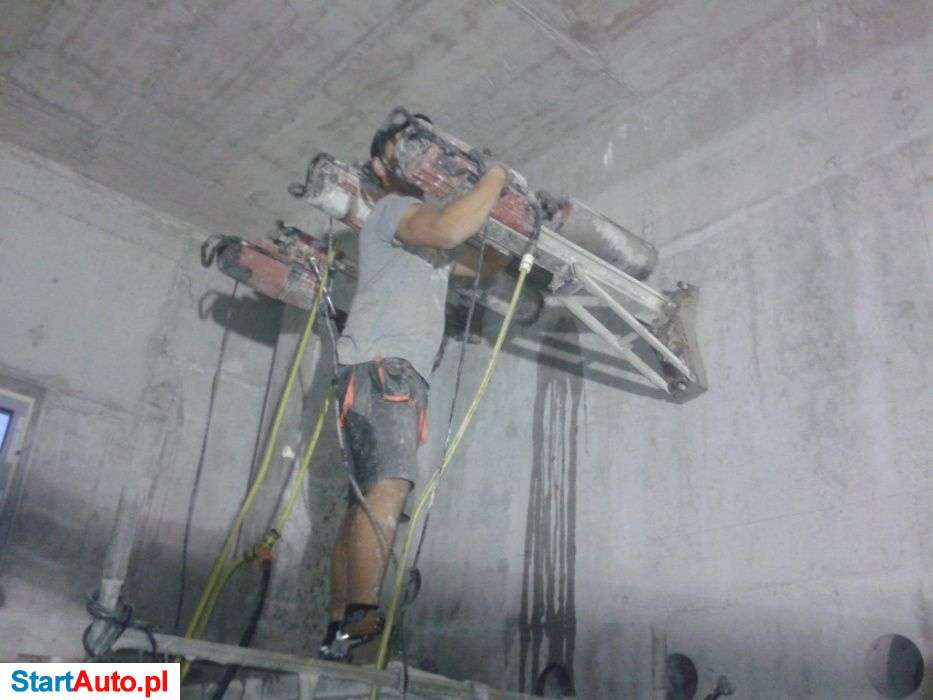 Bobcat S70 S100 Brokk brok cięcie betonu wynajem kucie betonu