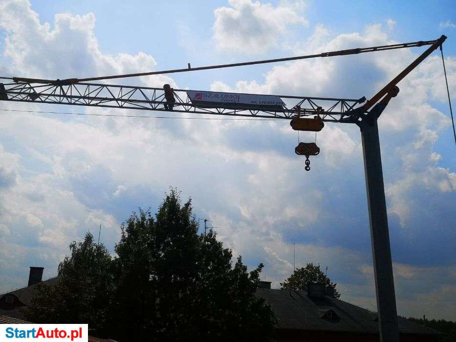 Wynajem żurawia budowlanego dolnoobrotowy