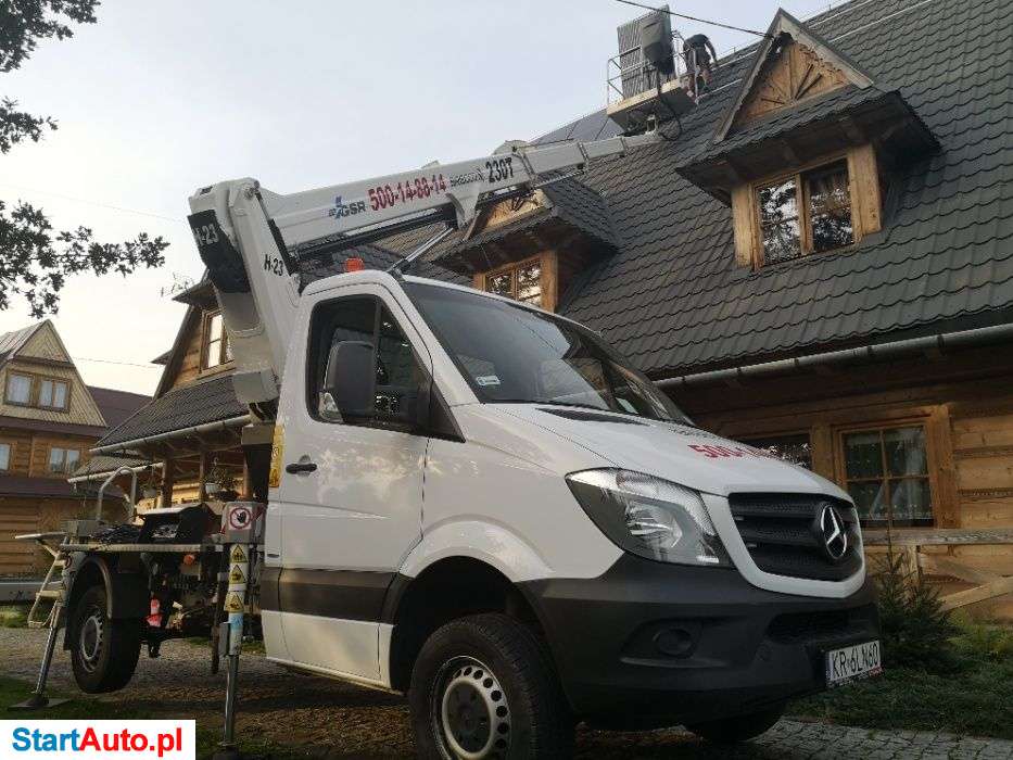 Podnośnik koszowy, zwyżka wynajem 23m