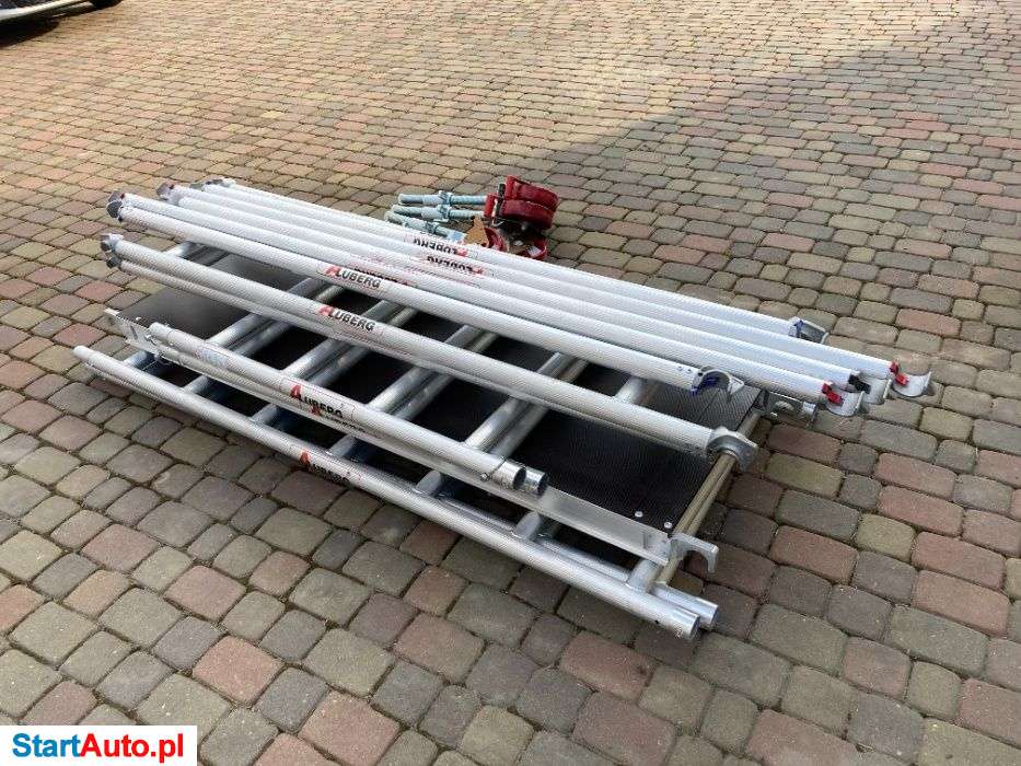 Wynajem rusztowanie aluminiowe jezdne 4m robocze