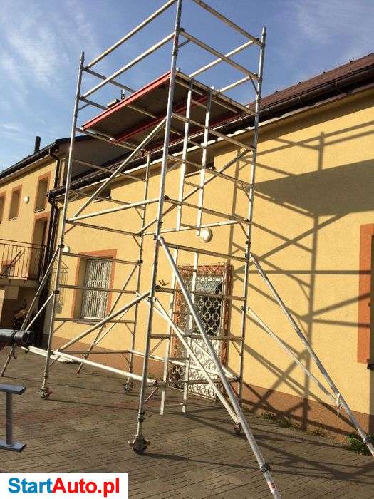 Wynajem rusztowania aluminiowego jezdnego