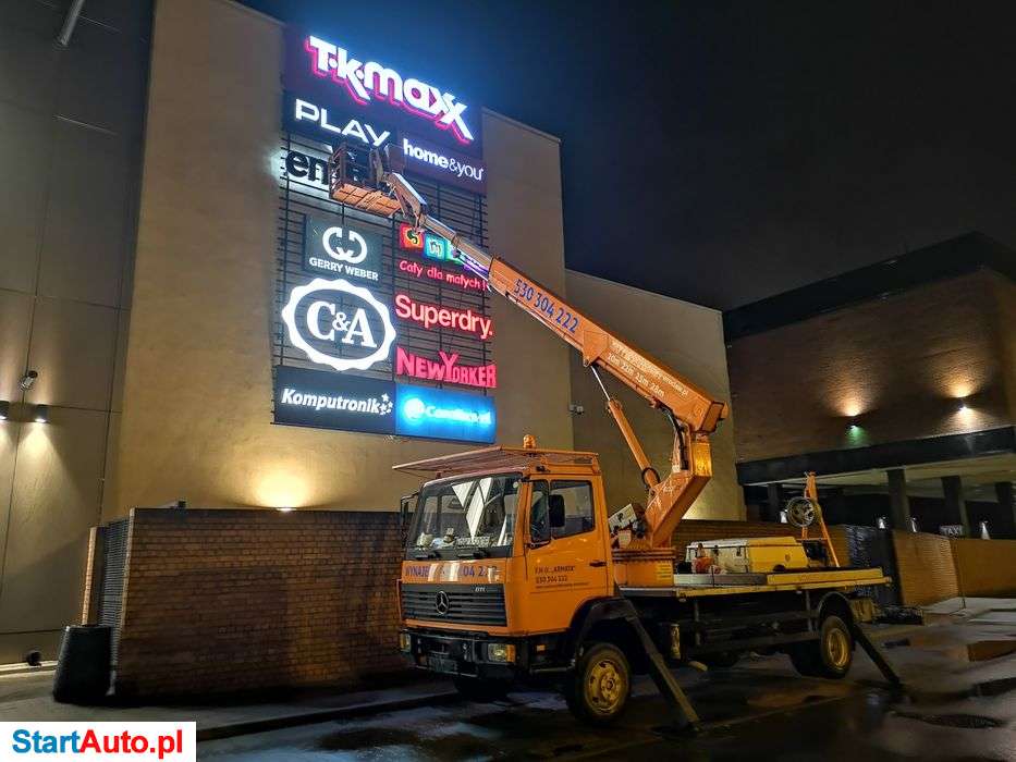 Usługi Wynajem podnośnik koszowy zwyzka 20,22,25,30,35m Wrocław