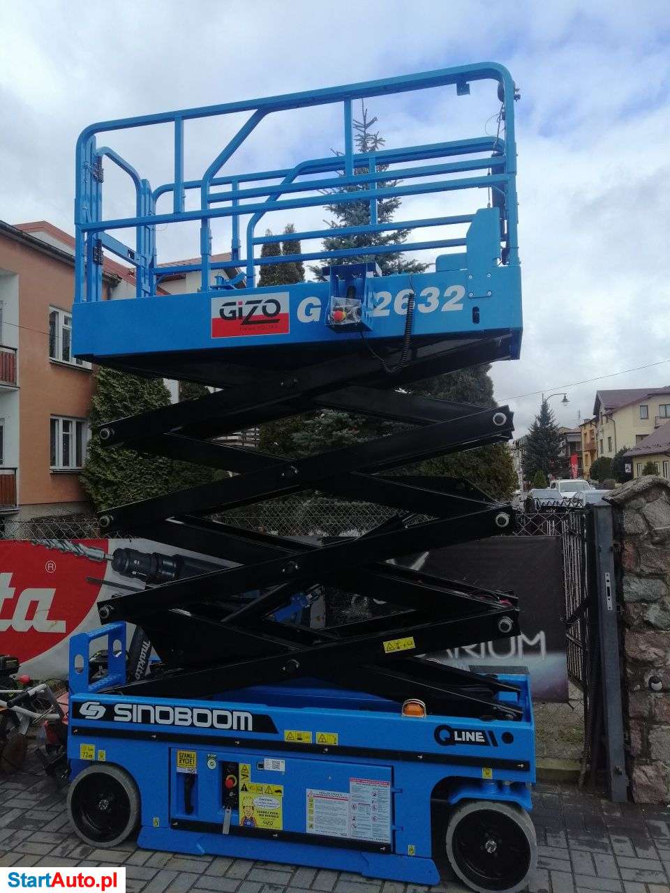 Podnośnik Nożycowy Koszowy Zwyżka Osuszacz Pochłaniacz Zamrażarka