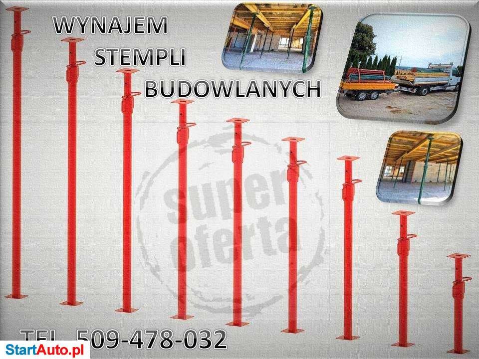 WYNAJEM stempli budowlanych + transport