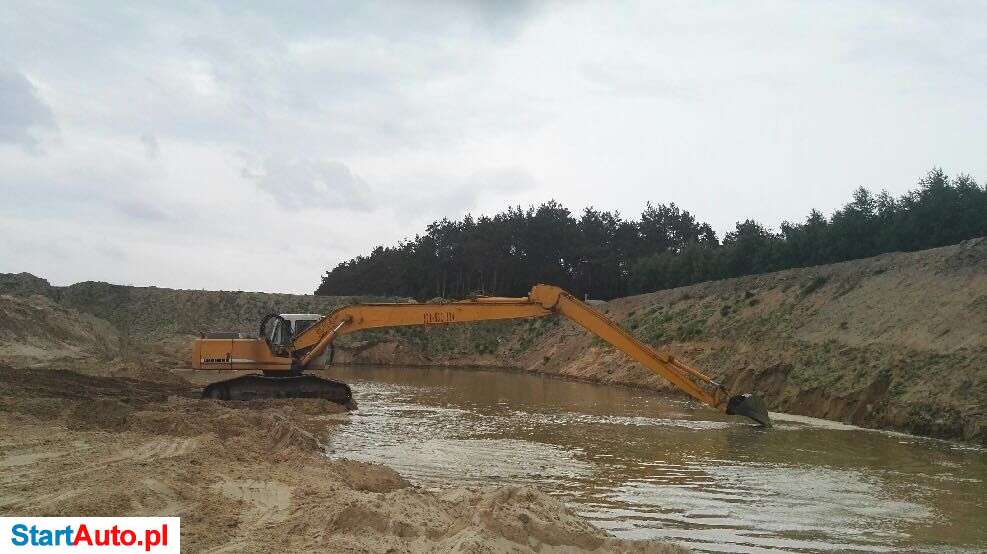 Usługi.Roboty ziemne, wynajem koparek LONG,kopanie, czyszczenie stawów