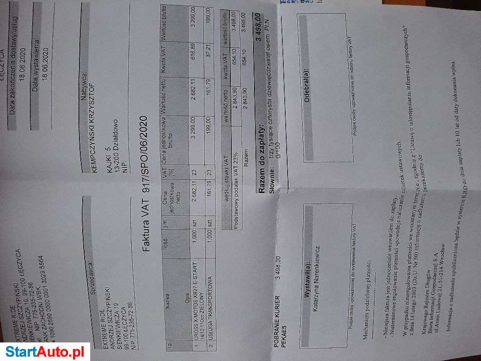 X-Moto Ostatní – Działdowo – Warmińsko-mazurskie