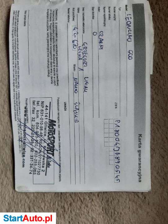 Benelli Leoncino – Nakło Śląskie – Śląskie