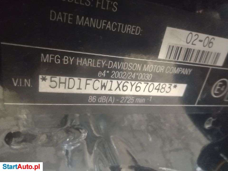 Harley-Davidson FLH Electra Glide – Ostrów Wielkopolski – Wielkopolskie