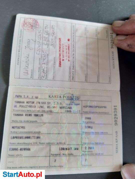 Yamaha YBR – Brodnica – Kujawsko-pomorskie