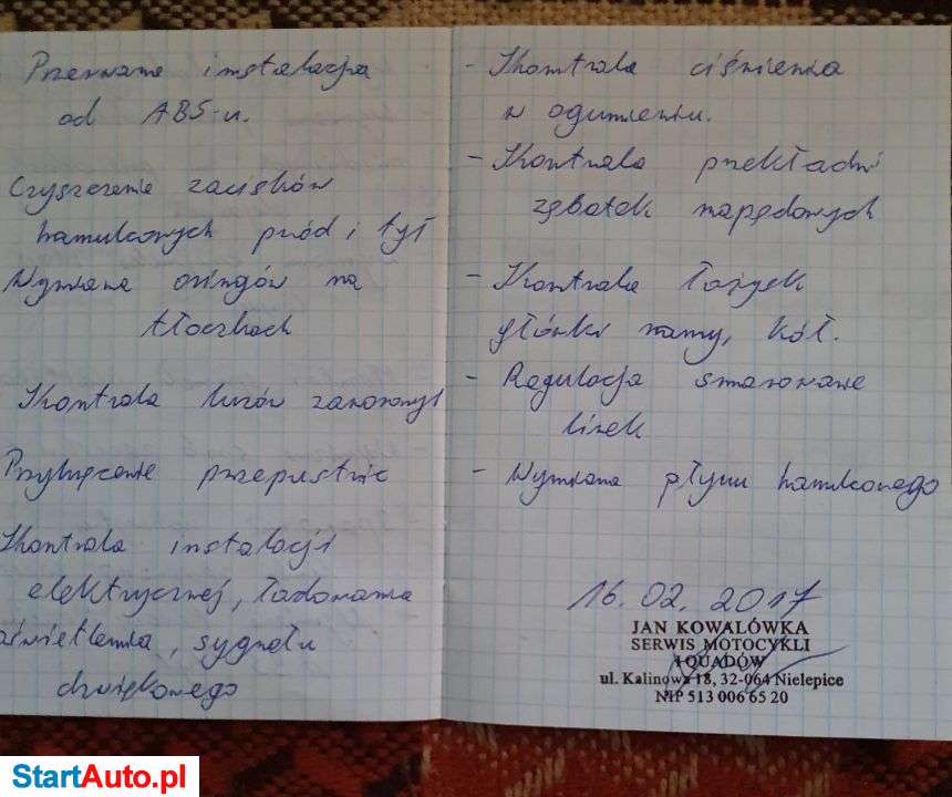 Suzuki Burgman – Kraków – Małopolskie