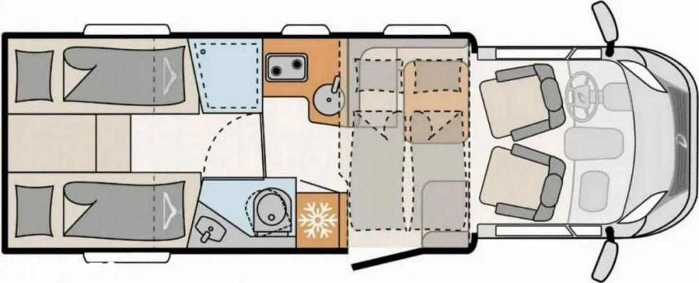 Kamper Wynajem Kampera Mazury 5 osobowy polintegra WAKACJE 2021