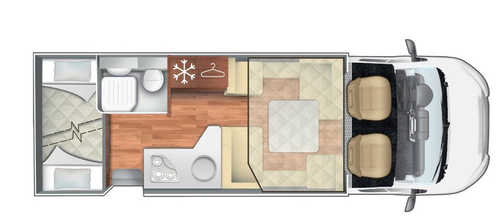 Wynajem Kampera 6 Osobowy AUTOMAT
