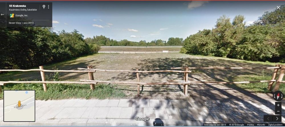 Wynajem – camper – działka – Kazimierz Dolny