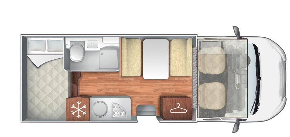 Wynajem Kamper 6 osób Camper z 2021 WOLNE TERMINY FV 23%