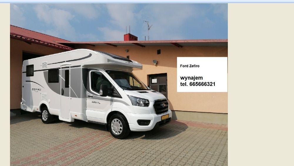 kamper wynajem bez limitu kilometrów, NOWE AUTA 2020 rok