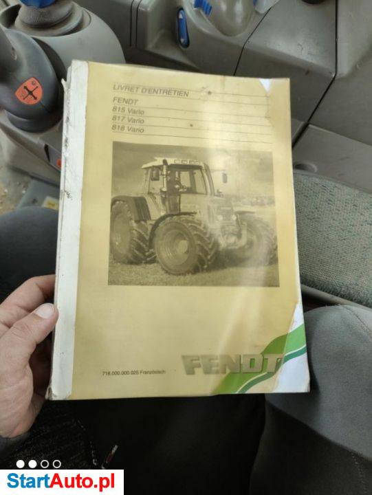 Fendt 817 Tms Krajowy 818 Rok 2003 820 John Deere