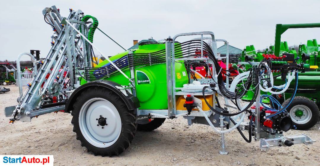 Opryskiwacz Ciągany Hydrauliczny 1500l 15m Ocynk TOLMET BRUNO X + Gratisy