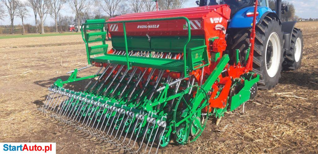 AGRO-MASZ SN 300 Siewnik Zbożowy Nadbudowany Agregat Zestaw Uprawowo-Siewny