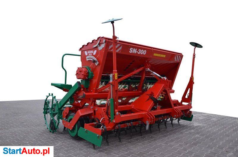 AGRO-MASZ SN 300 Siewnik Zbożowy Nadbudowany Agregat Zestaw Uprawowo-Siewny