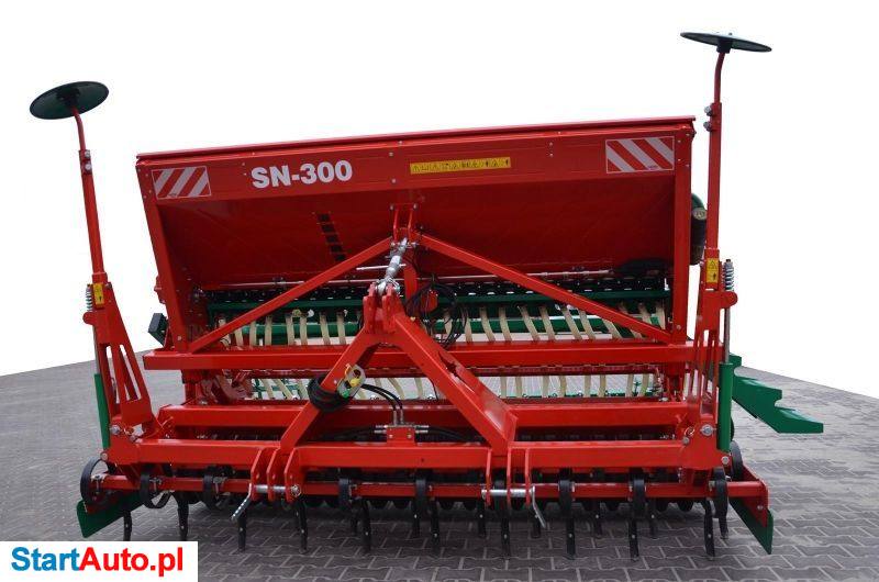 AGRO-MASZ SN 300 Siewnik Zbożowy Nadbudowany Agregat Zestaw Uprawowo-Siewny