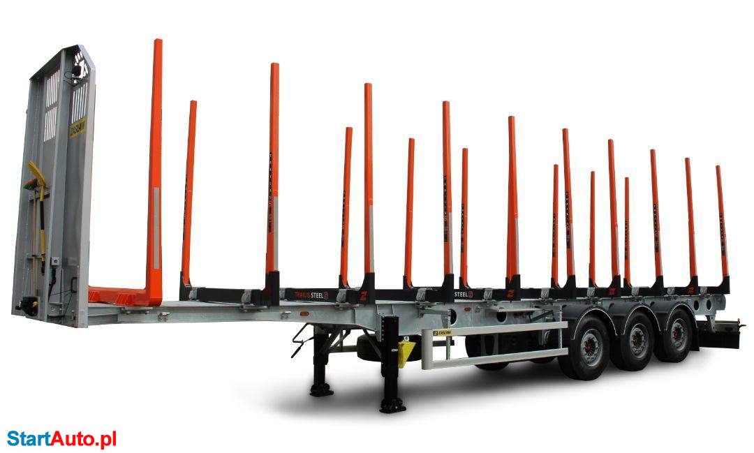 4.600 KG !! Naczepa Dłużycowa 13.00 M / Do Drewna – NAJLŻEJSZA !!!