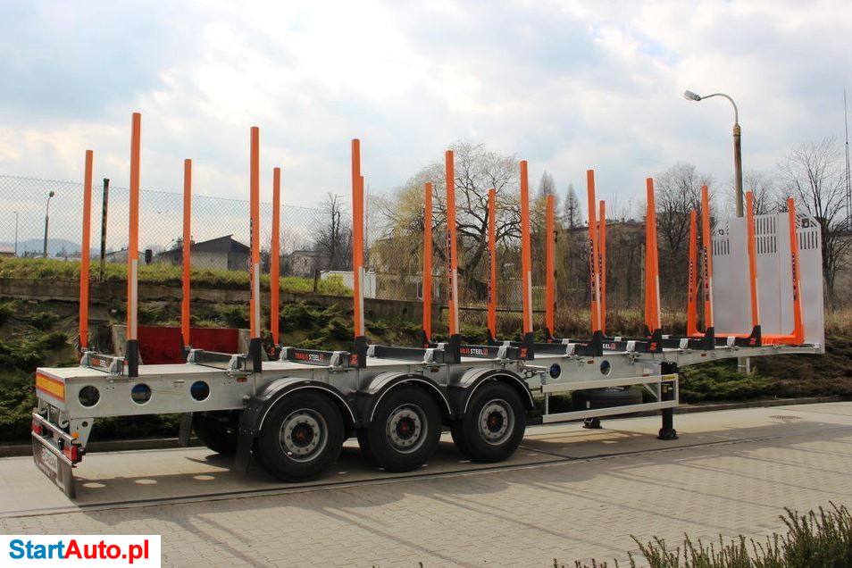 4.600 KG !! Naczepa Dłużycowa 13.00 M / Do Drewna – NAJLŻEJSZA !!!