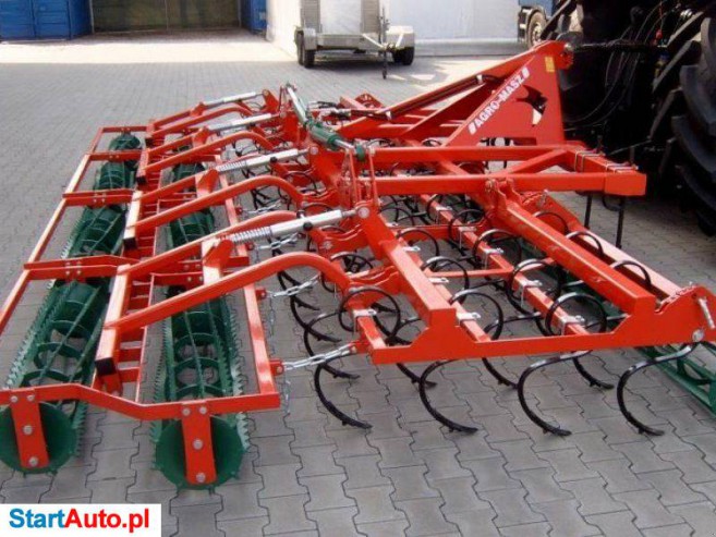 Agregat Uprawowy Agro-Masz AU 3,6 AU 4,2m Składany Hydraulicznie