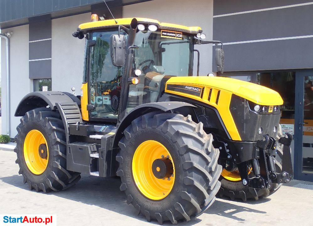 JCB FASTRAC 4220 DEMO Klimatyzacja, 220KM, Obciążnik 900kg Skrzynia CVT VARIO