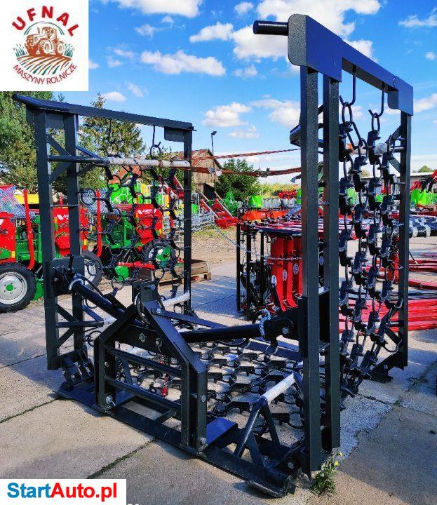 Metal-Technik Włóka Łąkowa 5m 4-Rzędy Hydr. 2-CYL + Zamki 600kg + TRANSPORT GRATIS!!!