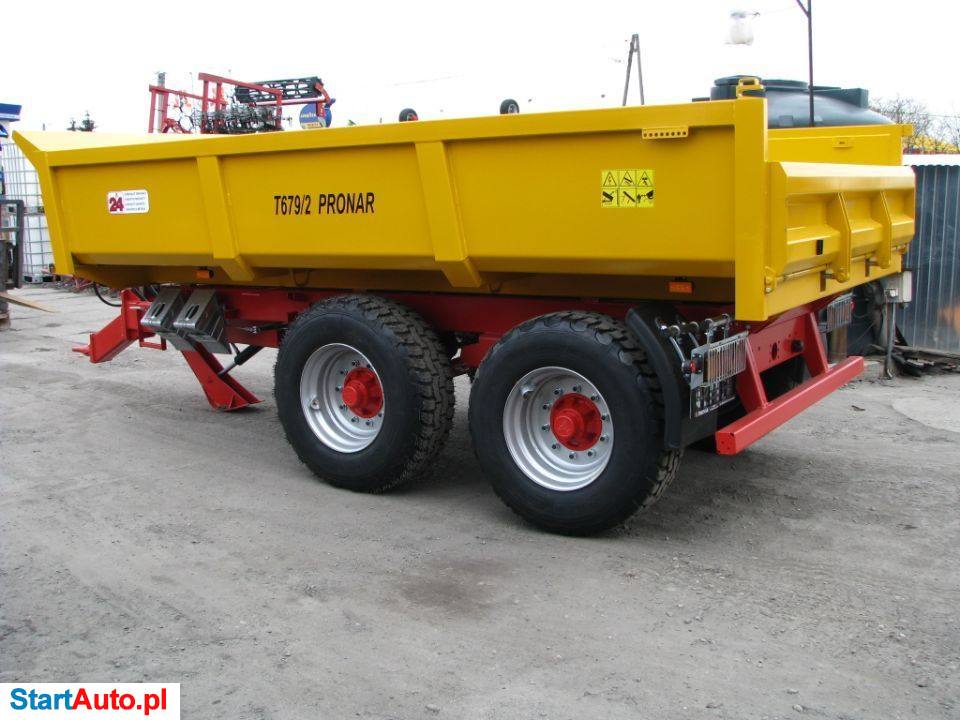 Pronar Przyczepa Budowlana T679/2 – 12 Ton, Wywrotka