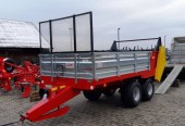 Rozrzutnik Obornika 6t Tandem IGAMET N-255/1 , JOL-MET 8 10 Ton