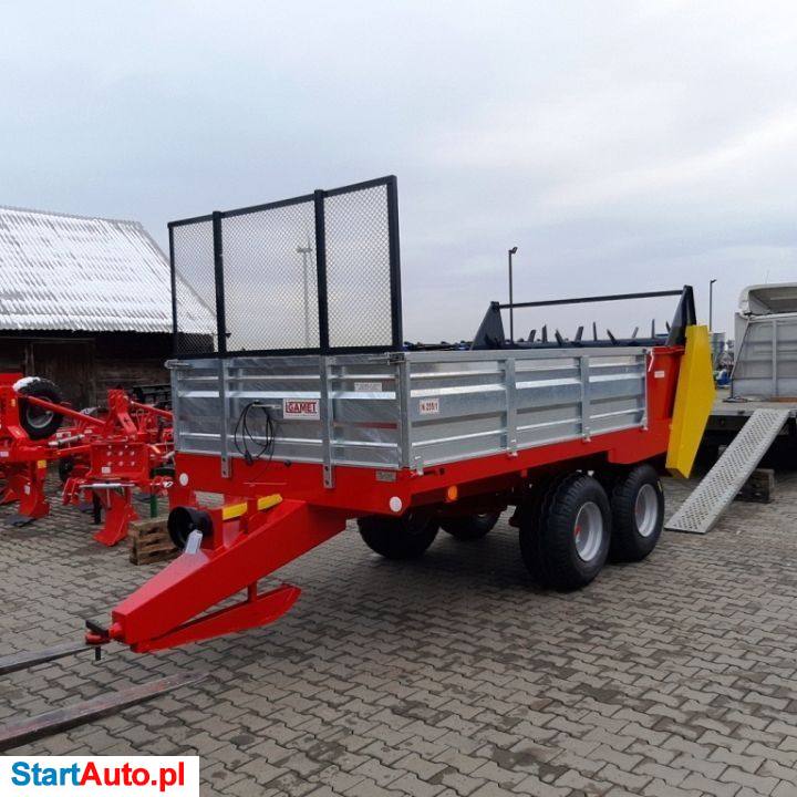 Rozrzutnik Obornika 6t Tandem IGAMET N-255/1 , JOL-MET 8 10 Ton