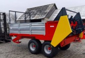 Rozrzutnik Obornika 6t Tandem IGAMET N-255/1 , JOL-MET 8 10 Ton