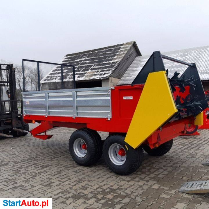 Rozrzutnik Obornika 6t Tandem IGAMET N-255/1 , JOL-MET 8 10 Ton