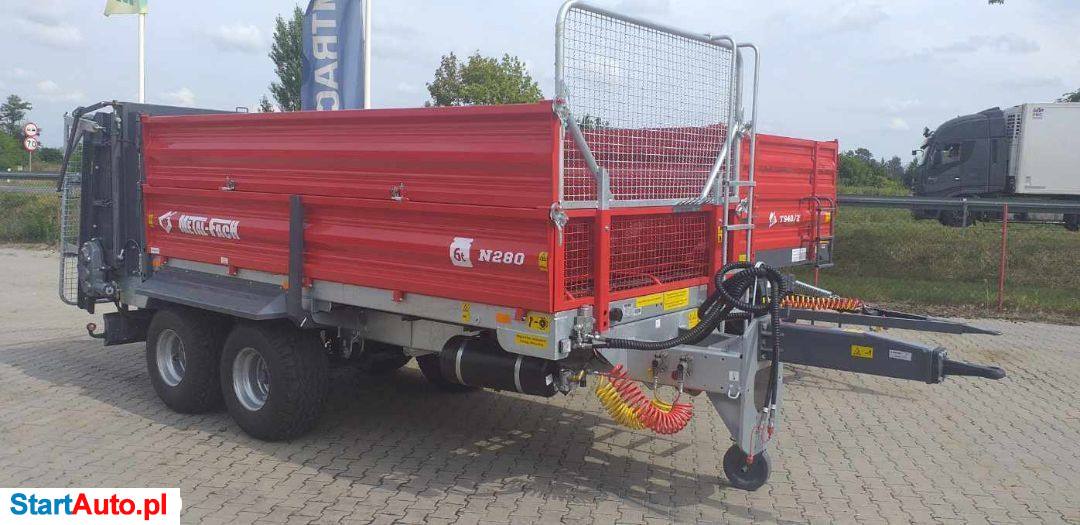 Metal Fach Rozrzutnik Obornika N280 6 T Z Otwieranymi Burtami