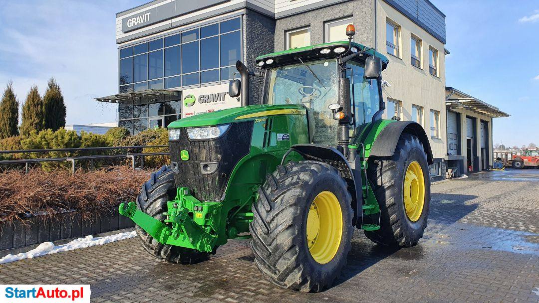 John Deere JD 7290R, 9,0 L, 290KM, APower 50 Km/H, Przedni TUZ I WOM, Pneumatyka, I-Szy Właściciel, Stan Bdb!